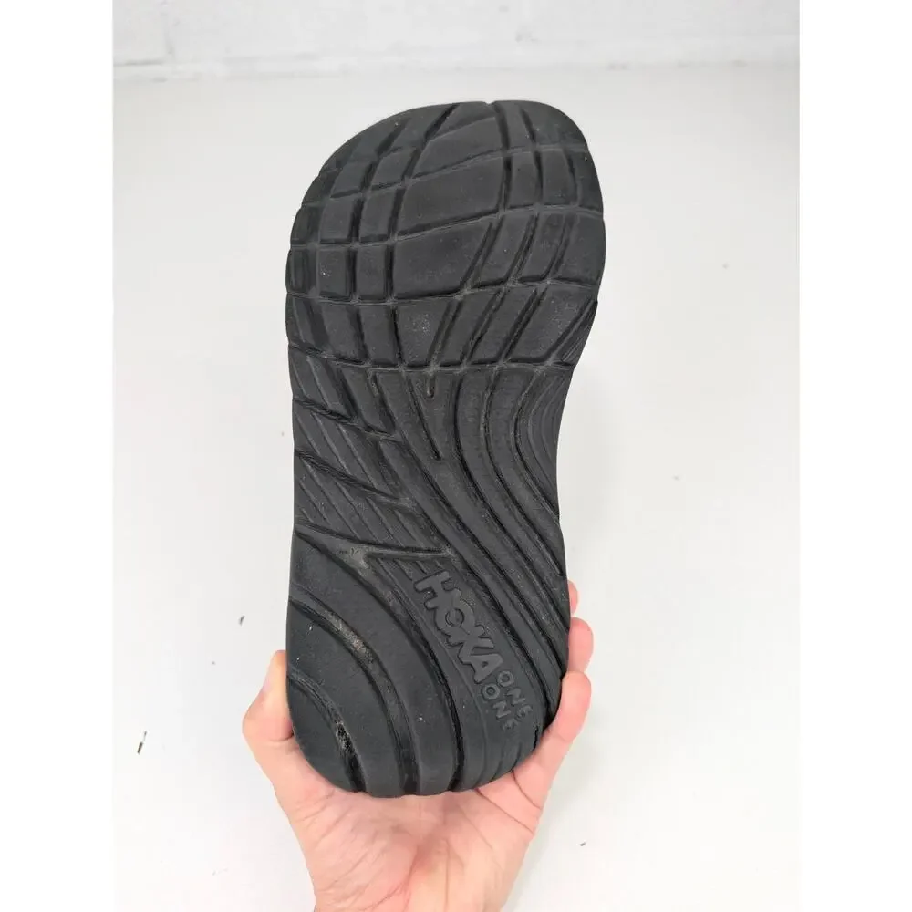 RIGHT SHOE ONLY - Hoka One Men's 11 Black Single Amputee Flip Flop